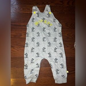 NWT Disney Baby Mickey Overall Outfit 24 Months